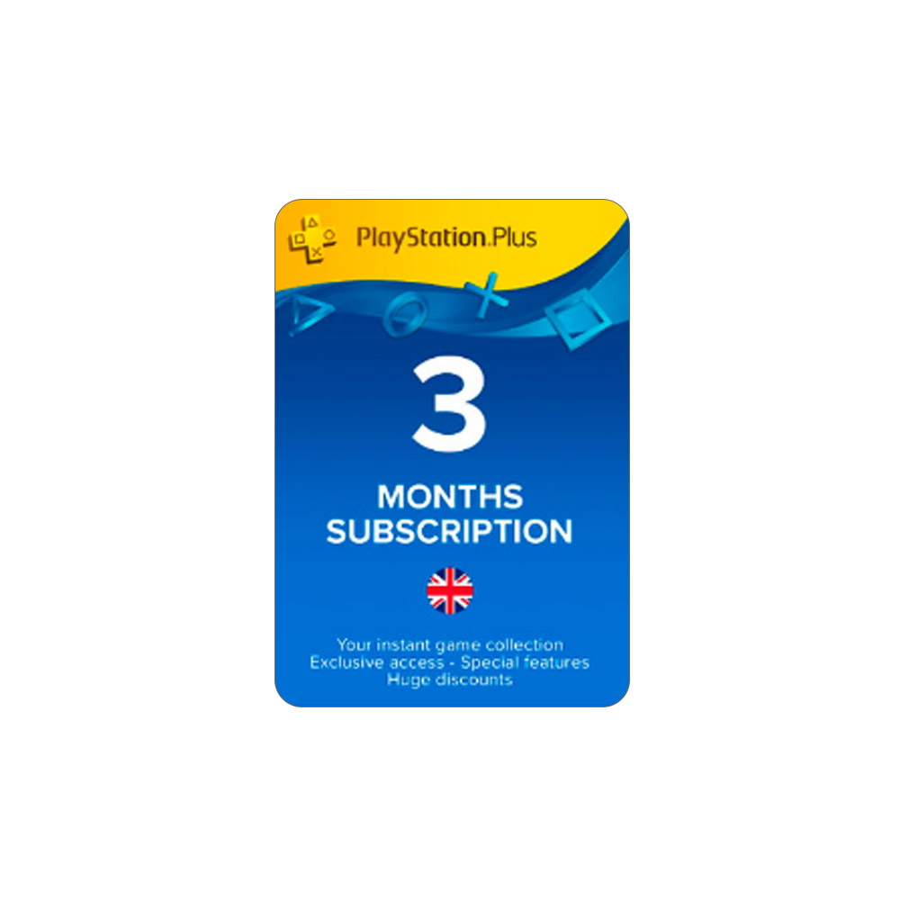 PlayStation Plus - Subscrição 3 Meses - Acessórios PS4 - Compra na