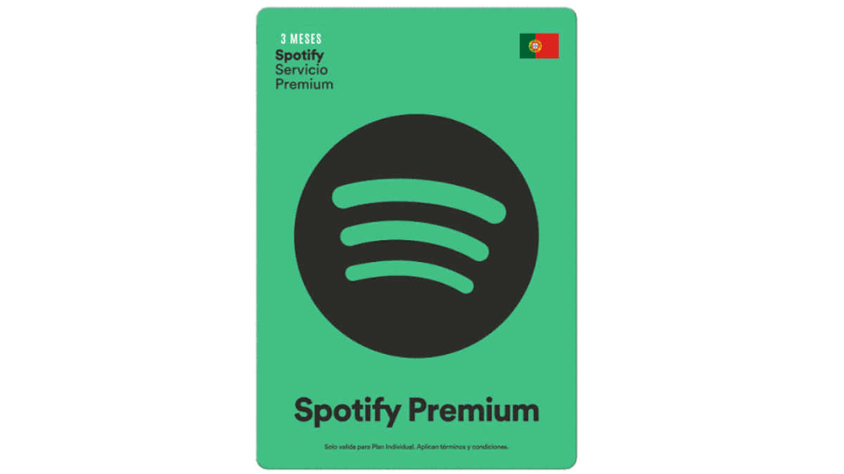 Gift Card Assinatura Spotify Premium 3 Meses Brasil - Código